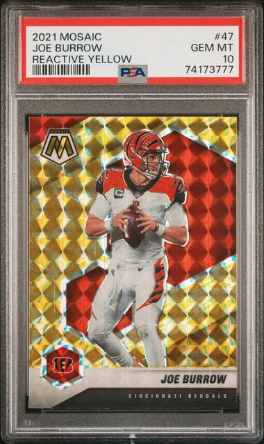 Joe Burrow 2nd Year - 2021 Panini Mosaic #47