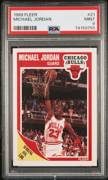 1989 Fleer #21 Michael Jordan PSA 9 on Goldin Marketplace