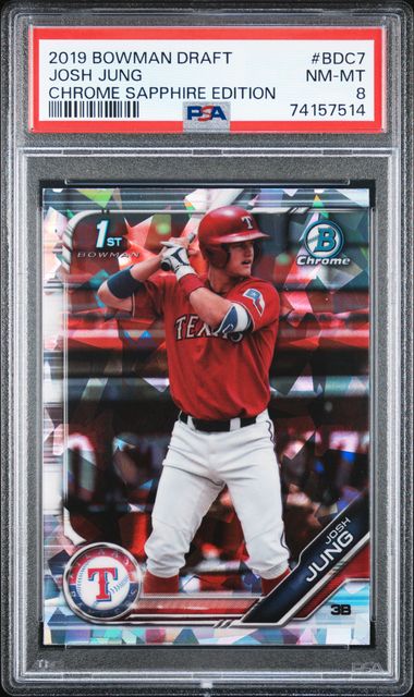 2019 Bowman Bowman Chrome Sapphire #BDC-7 Josh Jung front