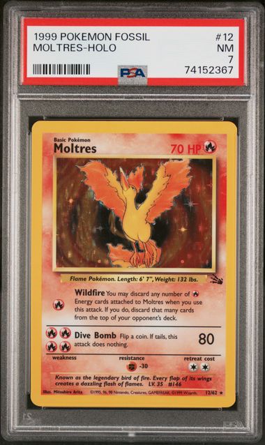 Moltres (27/62) [Fossil 1st Edition]