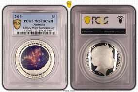 2016 $5 URSA Major Northern Sky PR69DCAM