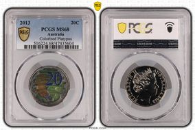 2013 20C Colorized Platypus MS68