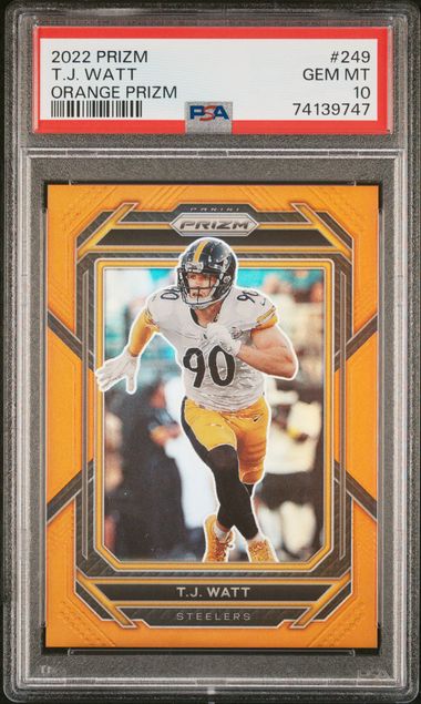 T.J. Watt 2022 Panini Donruss #221 Pittsburgh Steelers