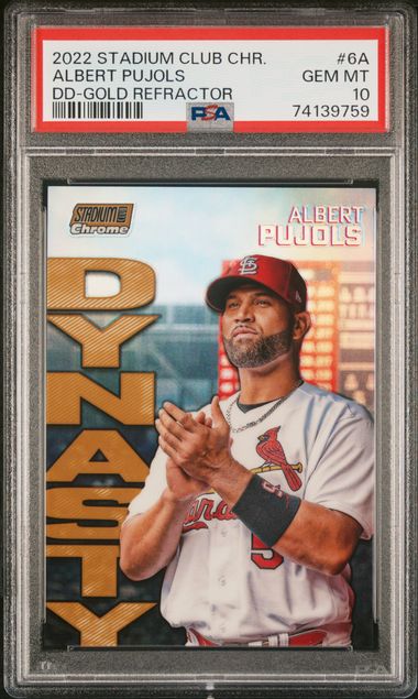 Albert Pujols Autographed Signed 2001 Etopps Rookie Card #143 St. Louis  Cardinals Auto Grade Gem Mint 10 Beckett Beckett