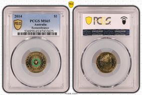 2014 $2 Remembrance - Colorized MS65