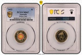 2022 $2 Honey Bee Colorized MS67