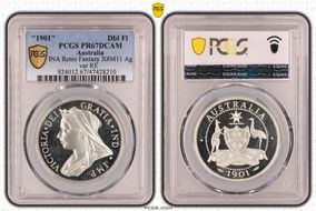 "1901" Dbl Fl INA Retro Fantasy X#M11 Ag var RE PR67DCAM