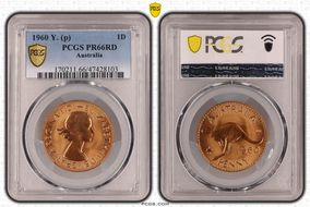 1960 Y. (p) 1D PR66RD