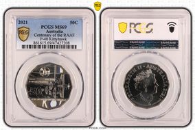 2021 50C Centenary of the RAAF P-40 Kittyhawk MS69