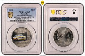 2018 50C Holden Motorsport Colorized 1970 HT Monaro GTS 350 MS69