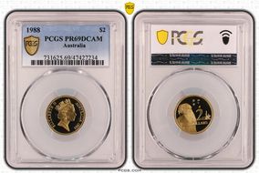 1988 $2 PR69DCAM