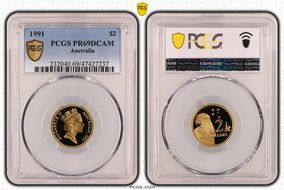 1991 $2 PR69DCAM