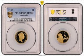 1992 $2 PR69DCAM