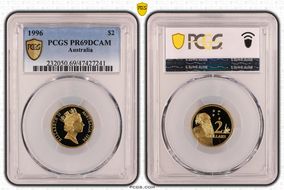 1996 $2 PR69DCAM