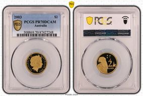 2003 $2 PR70DCAM