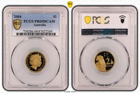 2004 $2 PR69DCAM