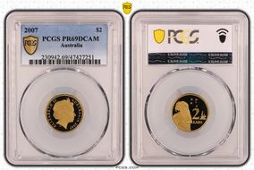 2007 $2 PR69DCAM
