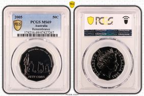 2005 50C Remembrance MS69