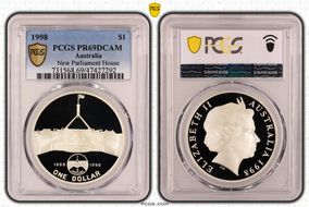 1998 $1 New Parliament House PR69DCAM