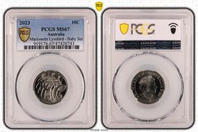 2023 10C Marionette Lyrebird - Baby Set MS67