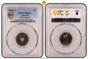 2022-C $2 Peacekeeping Colorized MS67