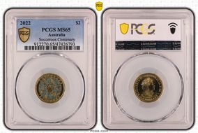 2022 $2 Socceroos Centenary MS65