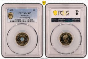 2022 $2 Peacekeeping - Colorized MS65