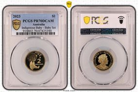 2023 $2 Indigenous Baby - Baby Set PR70DCAM