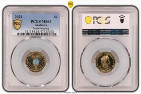 2022 $2 Peacekeeping - Colorized MS64