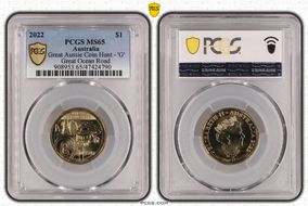 2022 $1 Great Aussie Coin Hunt - 'G' Great Ocean Road MS65