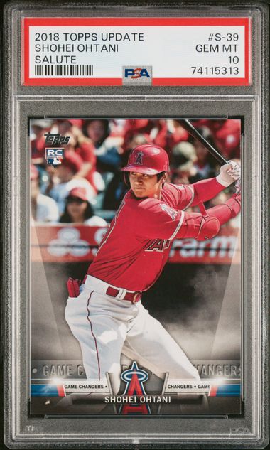 2016 Calbee '15 All-Star #AS-06 Shohei Ohtani Japan Pre-Rookie PSA