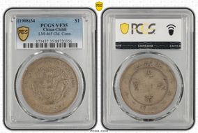 (1908)34 $1 LM-465 Cld. Conn. VF35