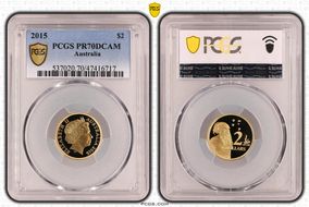 2015 $2 PR70DCAM