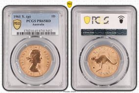 1961 Y. (p) 1D PR65RD