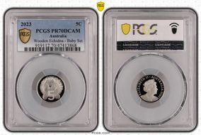 2023 5C Wooden Echidna - Baby Set PR70DCAM