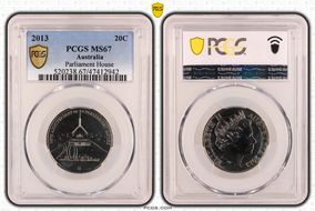 2013 20C Parliament House MS67