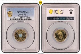 2022 $2 Peacekeeping - Colorized MS65