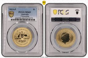 2013-P $1 Citizenship MS69
