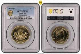 2010-P $1 Citizenship MS69
