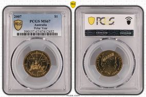 2007 $1 Polar Year MS67