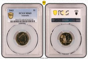2003 $2 MS69
