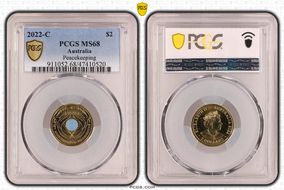 2022-C $2 Peacekeeping Colorized MS68