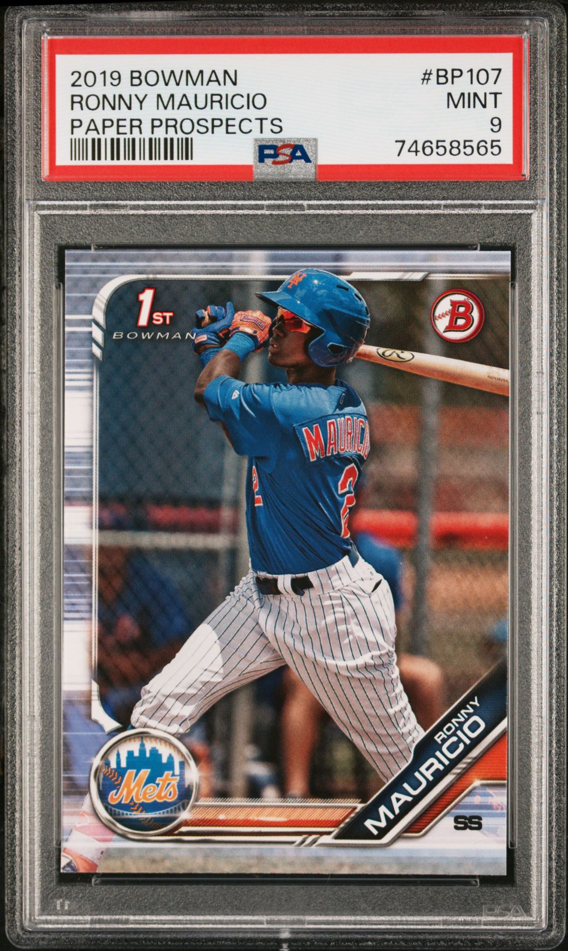 2019 Bowman BOWMAN PAPER PROSPECTS #BP107 Ronny Mauricio front