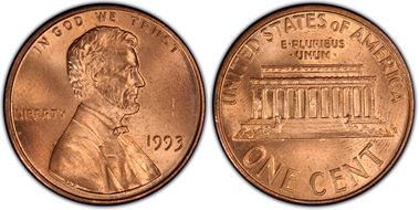 1993 1C MS65RD