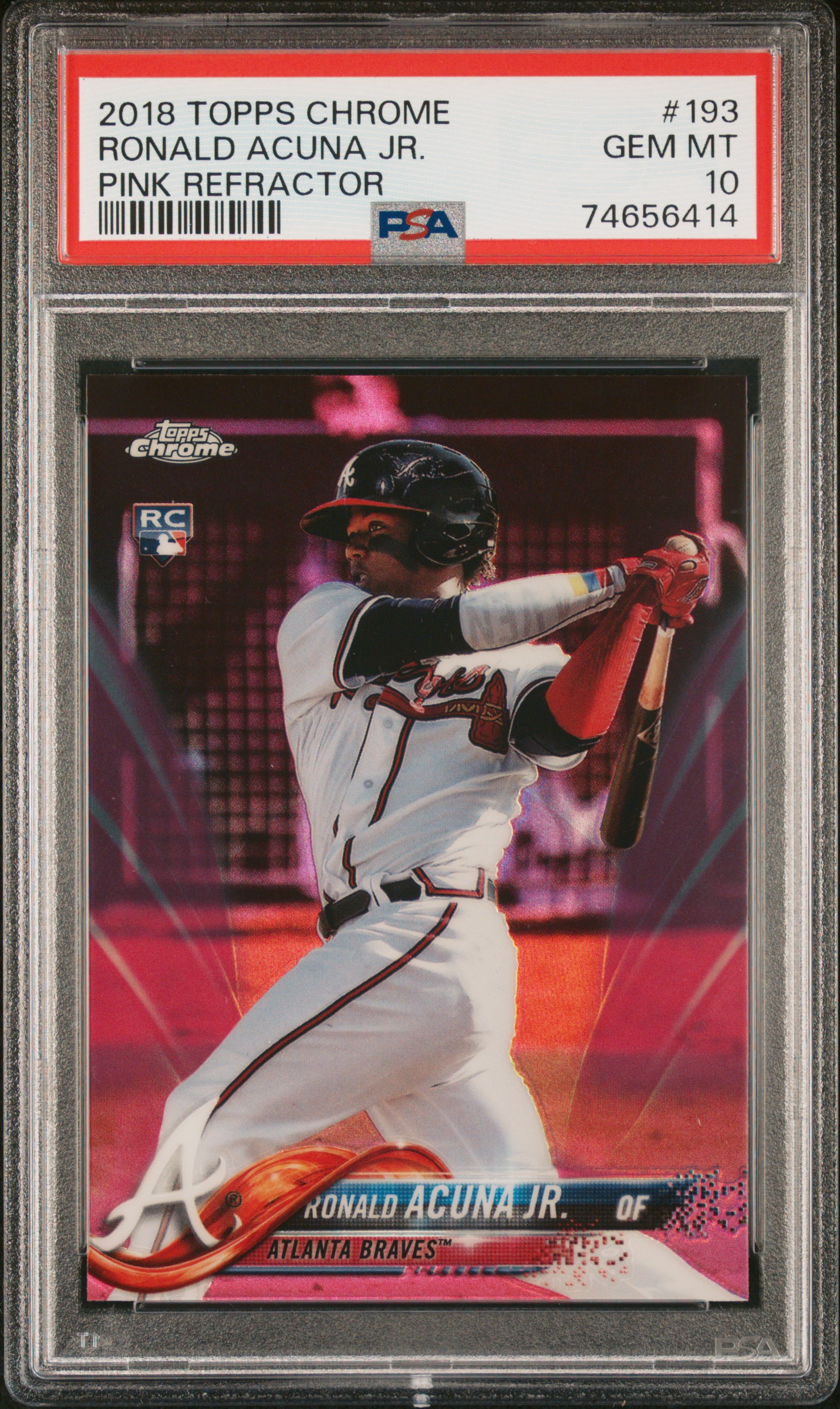 Ronald Acuna Jr. 2018 Topps Chrome