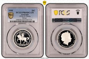 1998 20C 1934-35 Florin Ag PR69DCAM