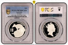 1995 $10 Numbat PR70DCAM