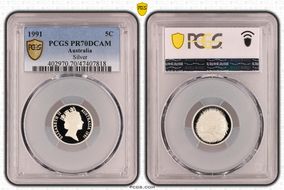 1991 5C Silver PR70DCAM