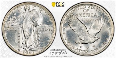 1921 25C MS67
