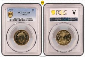 2021 $1 MS68
